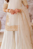 Off-White Soft Silk Sharara Suit With Pearl Work For Festival